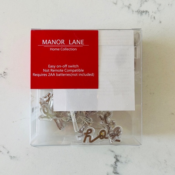 Manor Lane “Joy" Shimmer String Lights - Picture 4 of 14